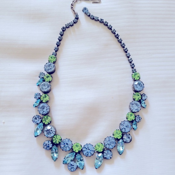 Vintage Regency blue shades of crystal